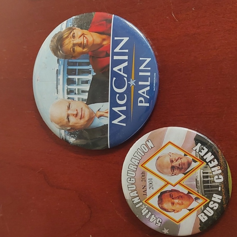 Republican pin back buttons